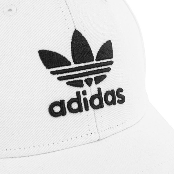 Adidas Baseball Classic Trefoil Cap FJ2544 - weiss-schwarz Online – Bild 2