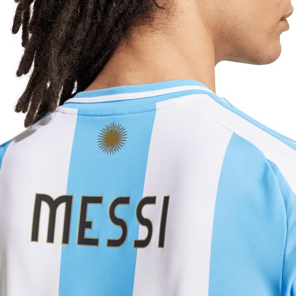Adidas Argentinien 24 Messi Home Jersey Trikot IX7790 - weiss-hellblau Online – Bild 5