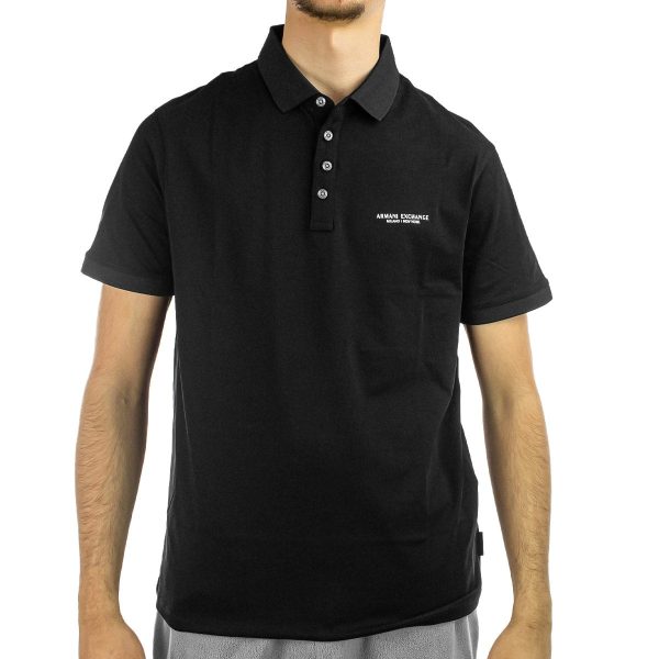 Armani Exchange Polo Shirt 8NZF80-Z8H4Z-1200 - schwarz Zu verkaufen