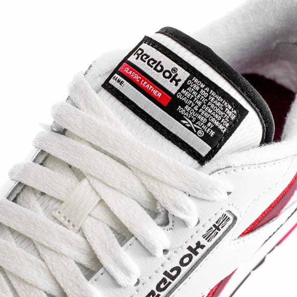 Reebok Classic Leather 100201077 - weiss-rot Rabatt – Bild 5