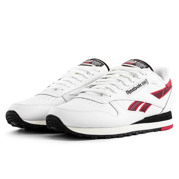 Reebok Classic Leather 100201077 - weiss-rot Rabatt – Bild 2