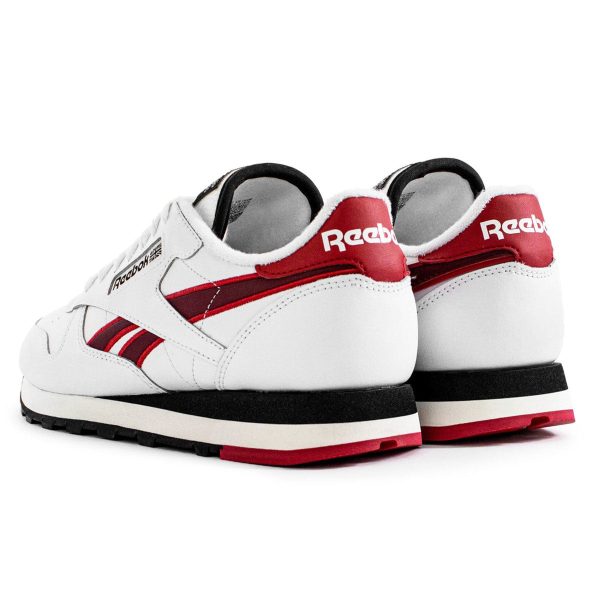Reebok Classic Leather 100201077 - weiss-rot Rabatt – Bild 3