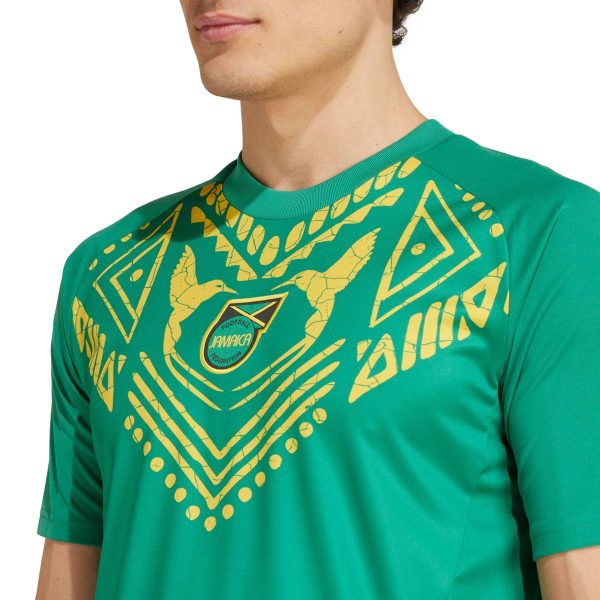 Adidas Jamaika Pre-Match Trikot IS5658 - grün-gelb Online-Verkauf – Bild 4